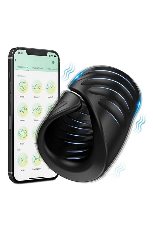 Masturbateur masculin connecté Erowave noir DIK