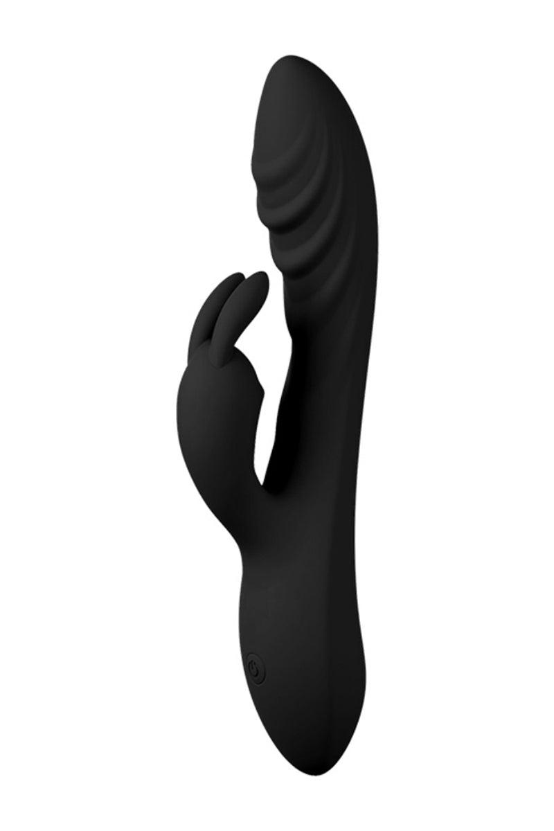 Vibromasseur rabbit à tige ondulée Sweet Rabbit noir DIK