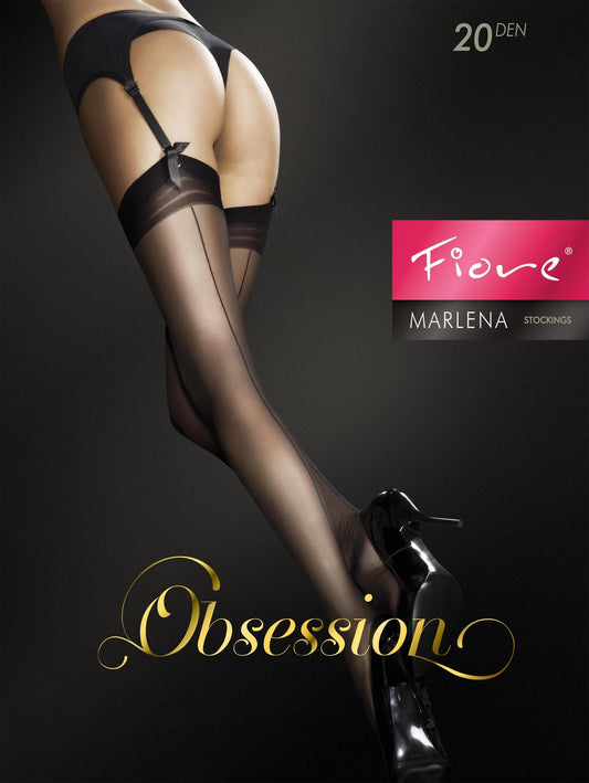 Marlena Bas 20 DEN Noir · Fiore