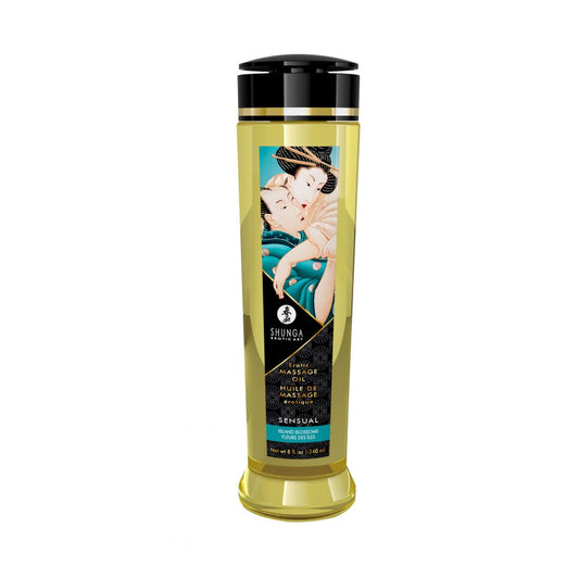 Huile de massage érotique Sensual Fleurs des îles 240 ml · Shunga