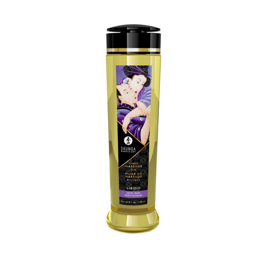 Huile de massage érotique Libido Fruits exotiques 240 ml · Shunga