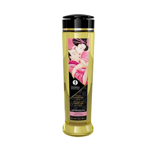 Huile de massage érotique Aphrodisia Rose 240 ml · Shunga