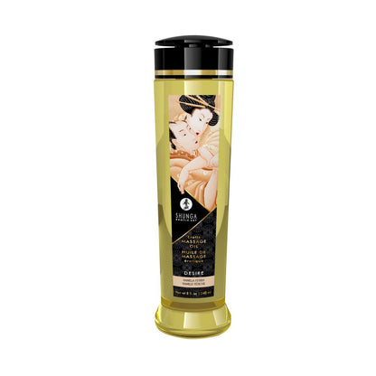 Huile de massage érotique Désir Vanille 240 ml · Shunga