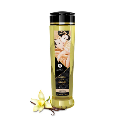 Huile de massage érotique Désir Vanille 240 ml · Shunga · vue 2