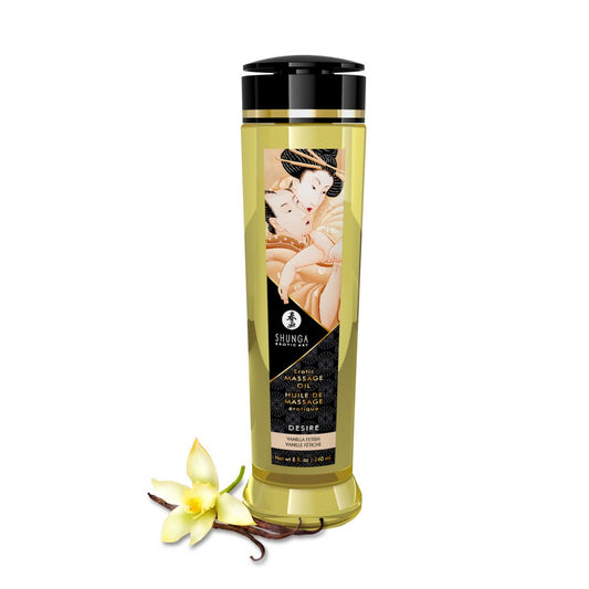 Huile de massage érotique Désir Vanille 240 ml · Shunga · vue 2