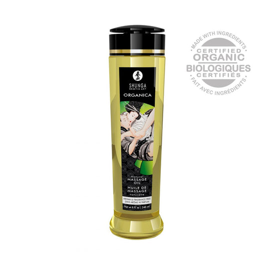Huile de massage organique Neutre 240 ml · Shunga