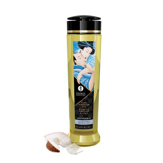 Huile de massage érotique Adorable Frissons de coco 240 ml · Shunga · vue 2
