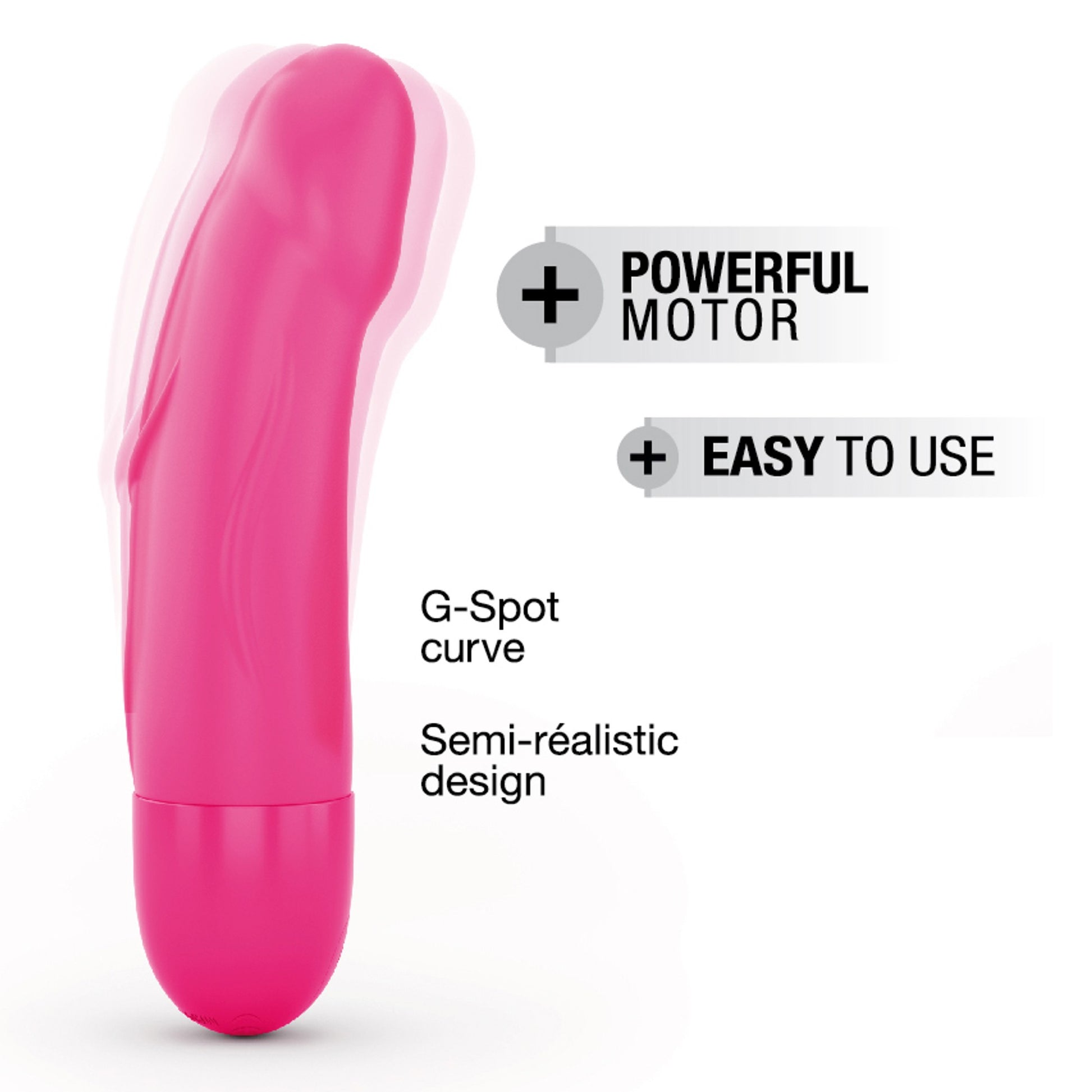 Vibromasseur Real Vibration S 16 cm 2.0 Rose · Dorcel · vue 4