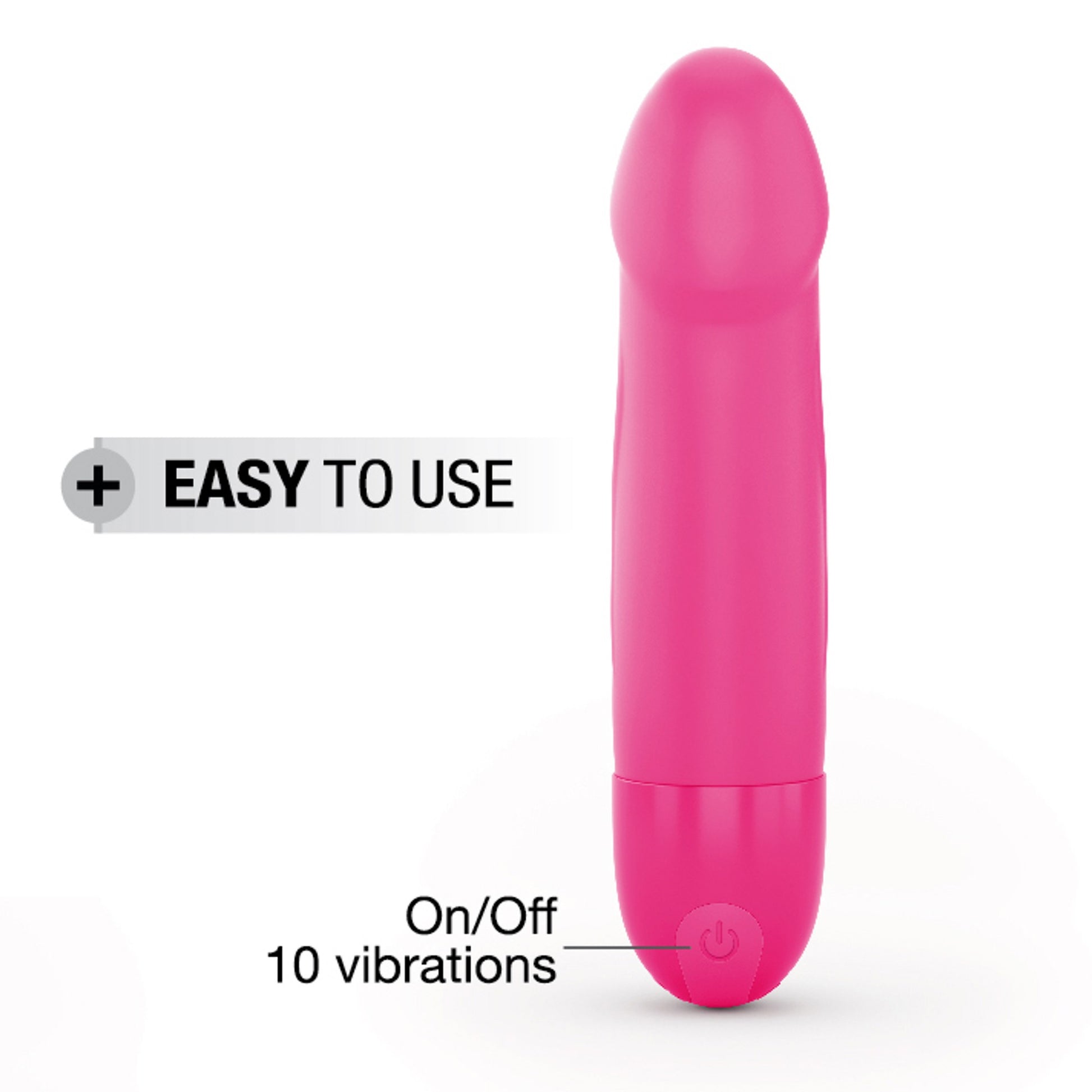 Vibromasseur Real Vibration S 16 cm 2.0 Rose · Dorcel · vue 5