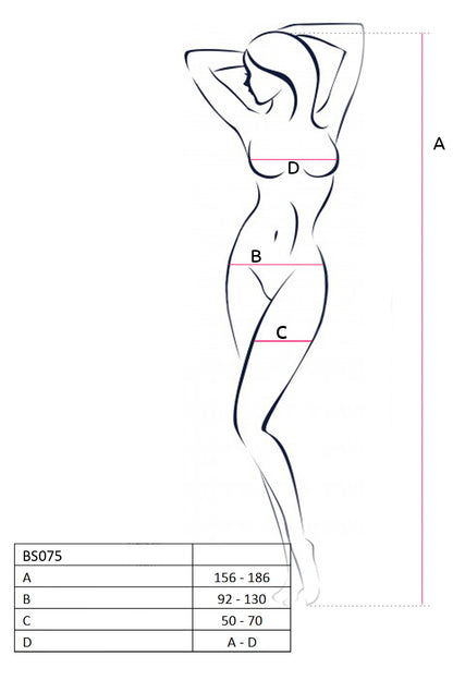 Bodystocking Blanc · Passion Lingerie · vue 3