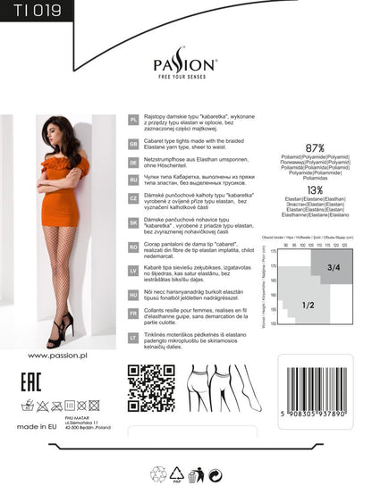 Collants Résille Blanc · Passion Lingerie · vue 2