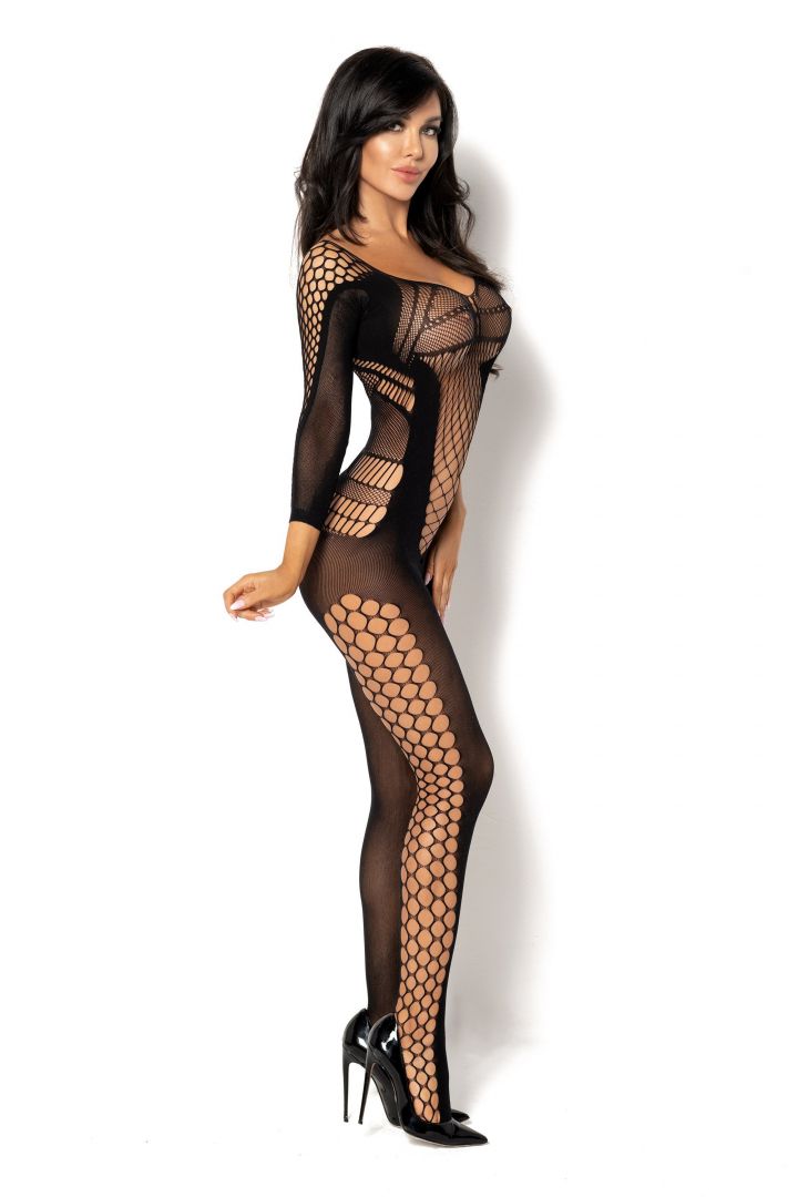 Lucelia Bodystocking Noir · Beauty Night · vue 4