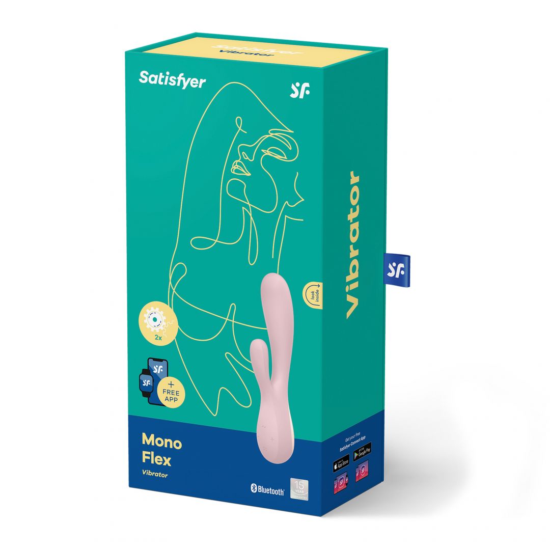 Vibromasseur connecté Mono Flex Rose · Satisfyer · vue 4