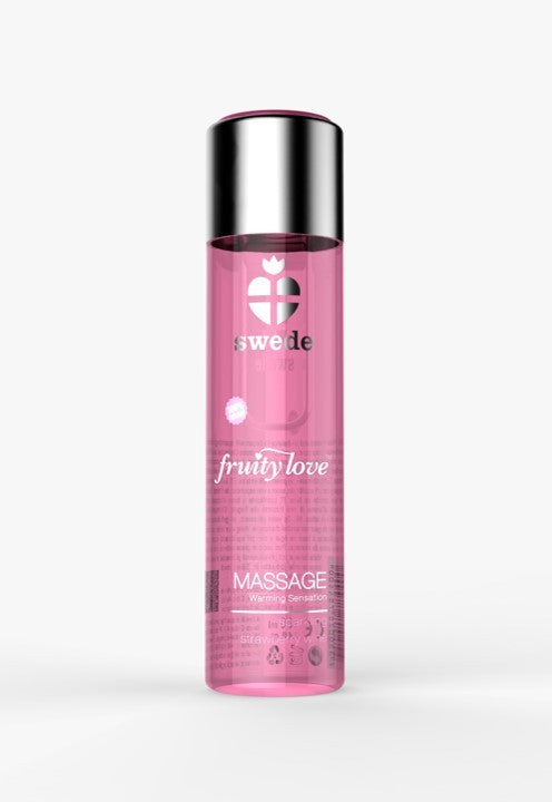 Huile de massage Vin pétillant à la Fraise 120 ml · Swede
