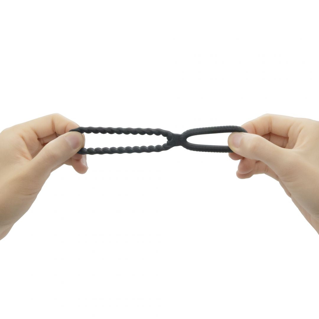 Cockring Dual ring Noir · Dorcel · vue 4