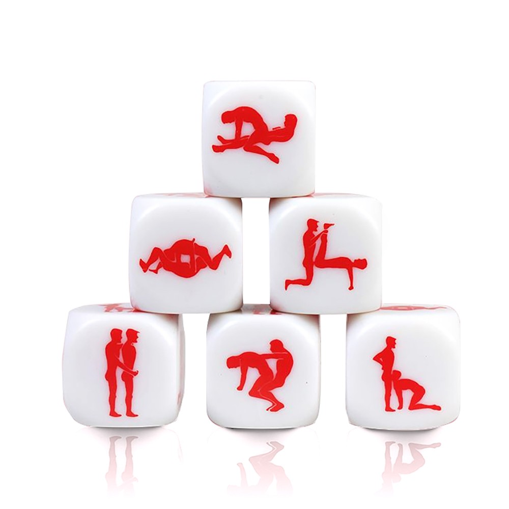 Dé Kamasutra Gay Blanc et rouge · Secret Play