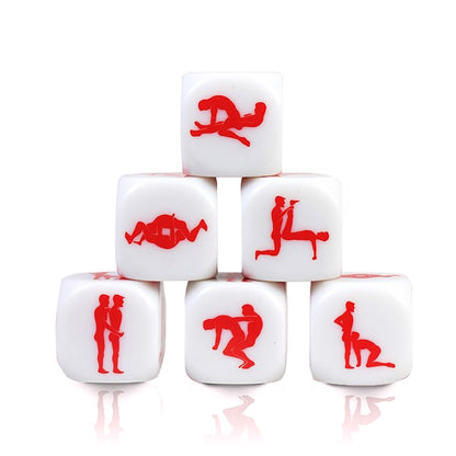 Dé Kamasutra Gay Blanc et rouge · Secret Play