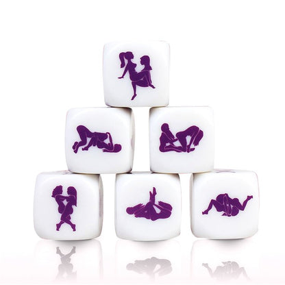 Dé Kamasutra Lesbien Blanc et violet · Secret Play