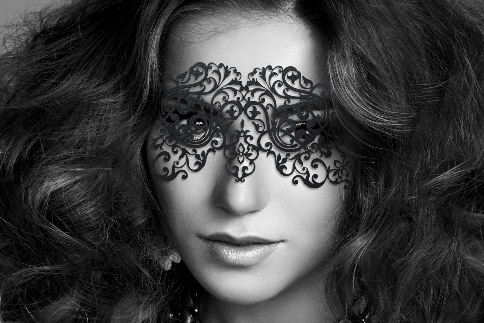 Masque Dalila Noir · Bijoux Indiscrets · vue 4