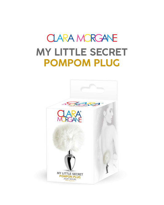 My little secret pompom plug blanc · Clara Morgane
