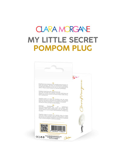 My little secret pompom plug blanc · Clara Morgane · vue 2