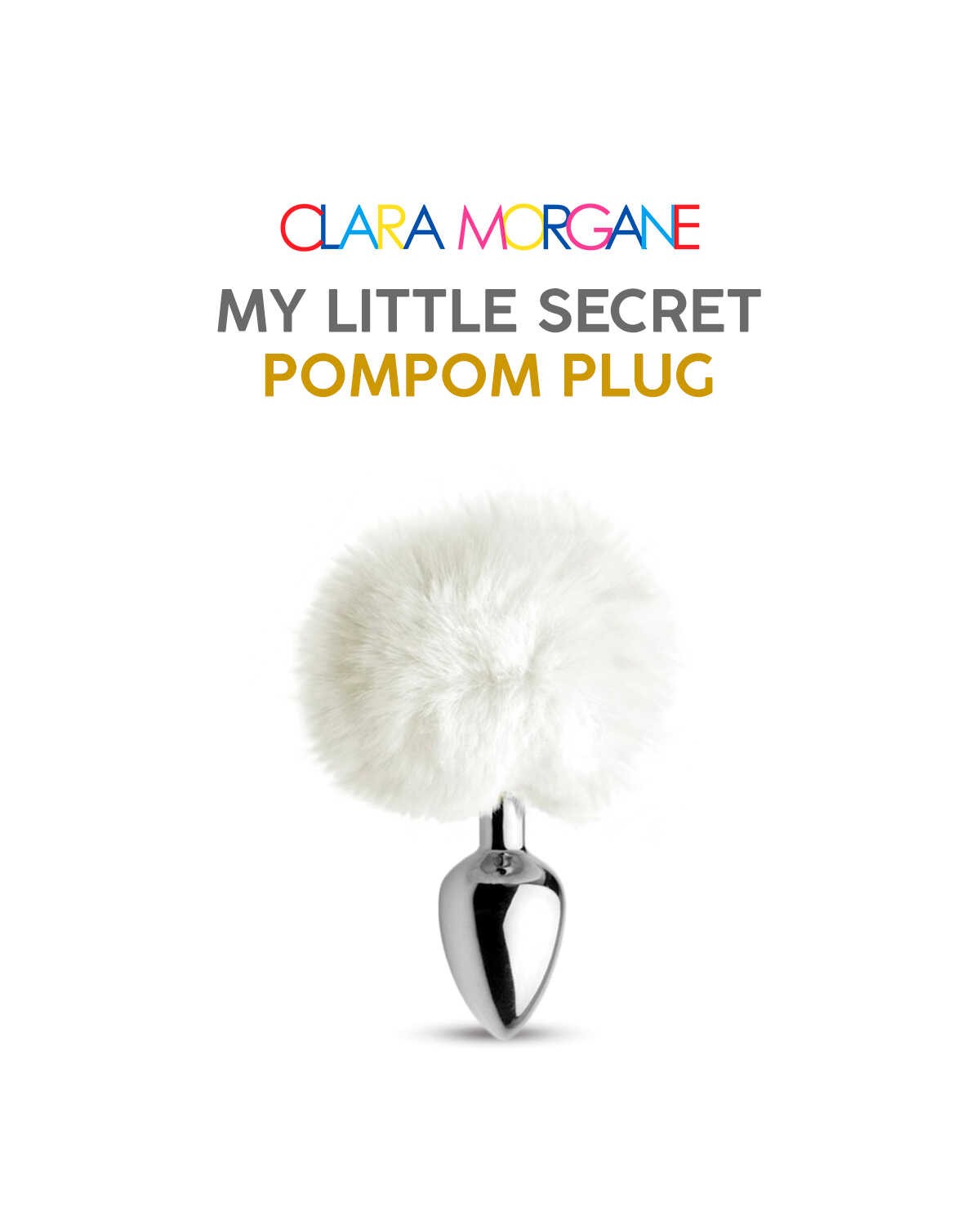 My little secret pompom plug blanc · Clara Morgane · vue 3