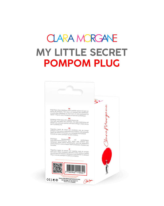 My little secret pompom plug rouge · Clara Morgane · vue 2