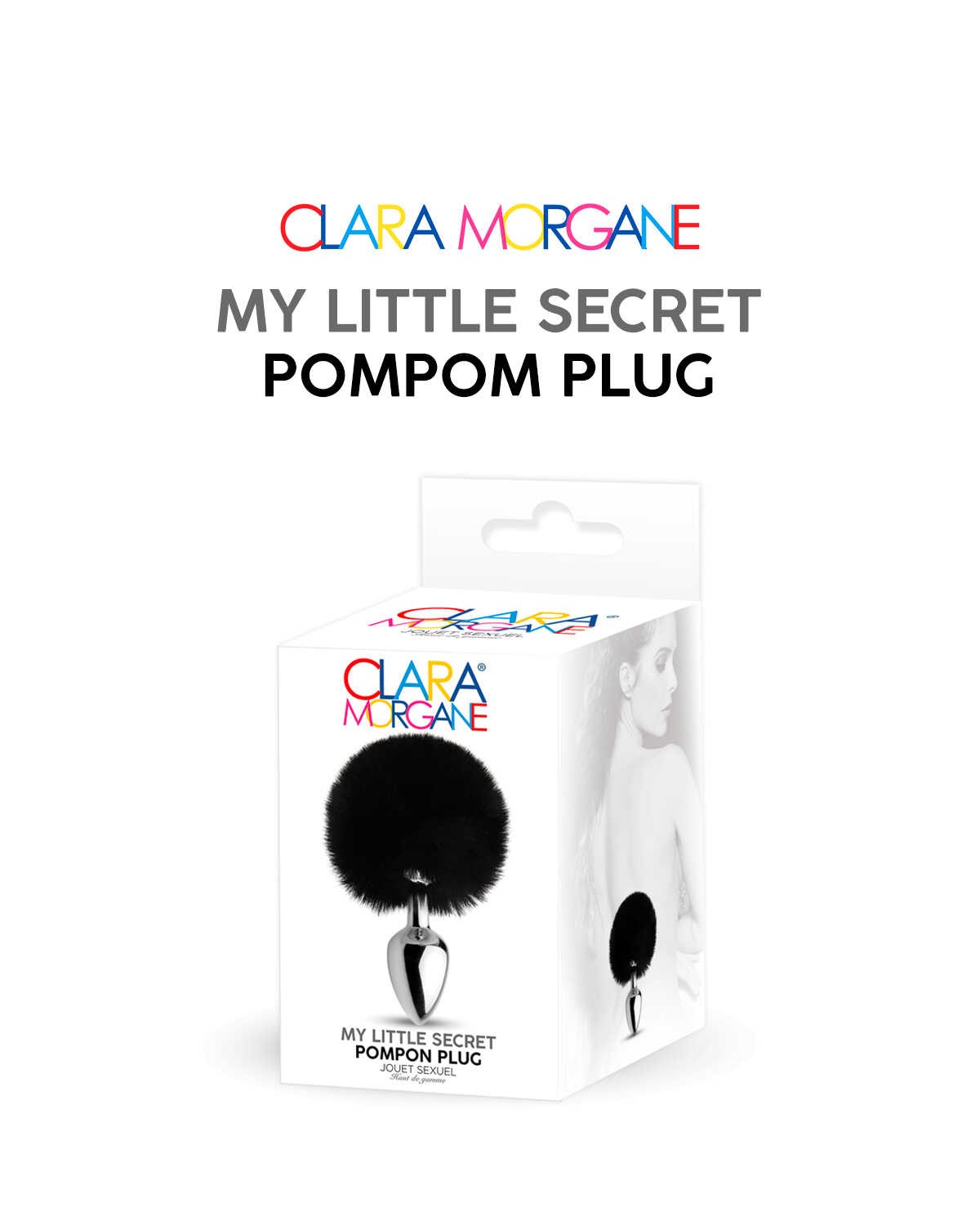 My little secret pompom plug noir · Clara Morgane