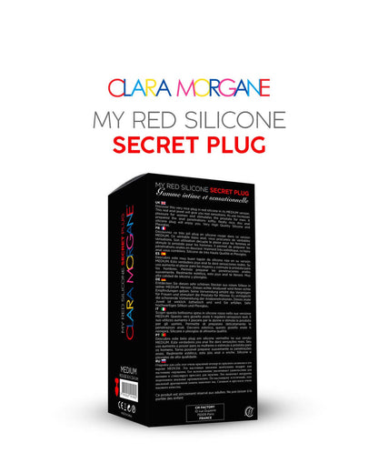 My red silicone secret plug medium · Clara Morgane · vue 2