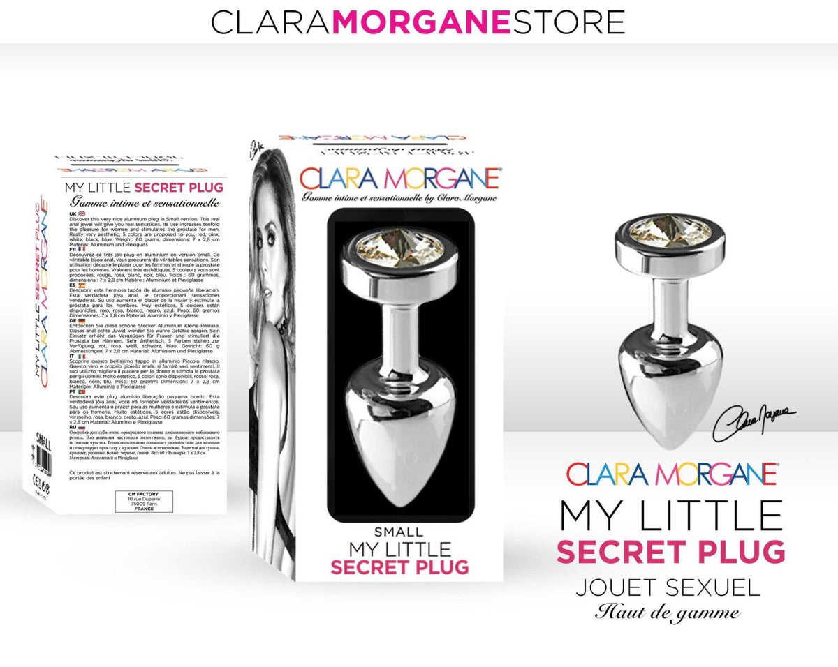 My little secret plug small Blanc · Clara Morgane · vue 4