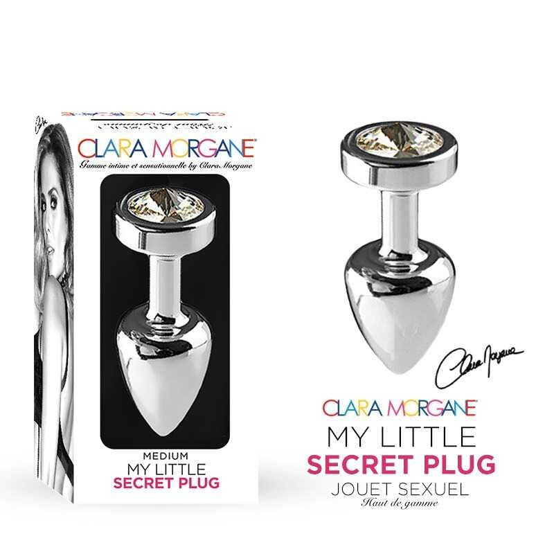 My little secret plug medium Blanc · Clara Morgane · vue 2