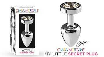 My little secret plug medium Blanc · Clara Morgane · vue 4