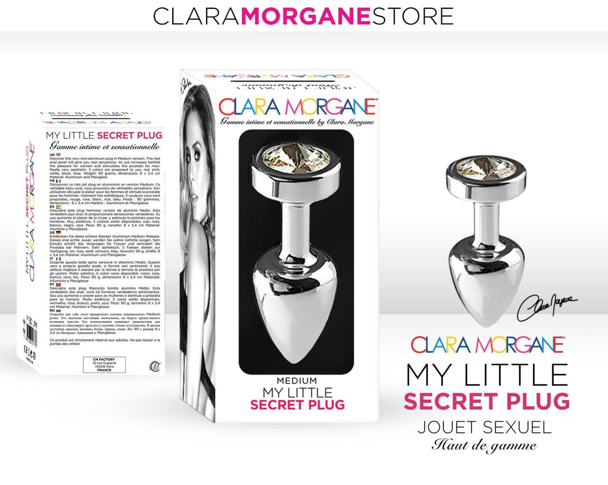 My little secret plug medium Blanc · Clara Morgane · vue 5