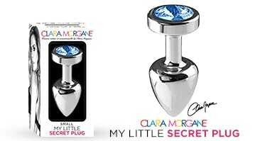 My little secret plug small Bleu · Clara Morgane · vue 4