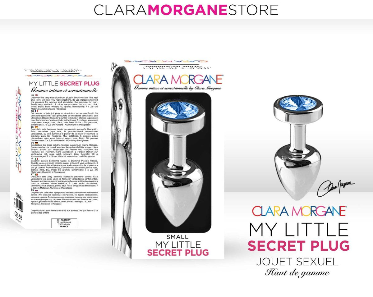 My little secret plug small Bleu · Clara Morgane · vue 5