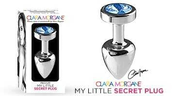 My little secret plug medium Bleu · Clara Morgane · vue 4