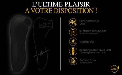Le Maxi stimulateur clitoridien Noir · Clara Morgane · vue 4