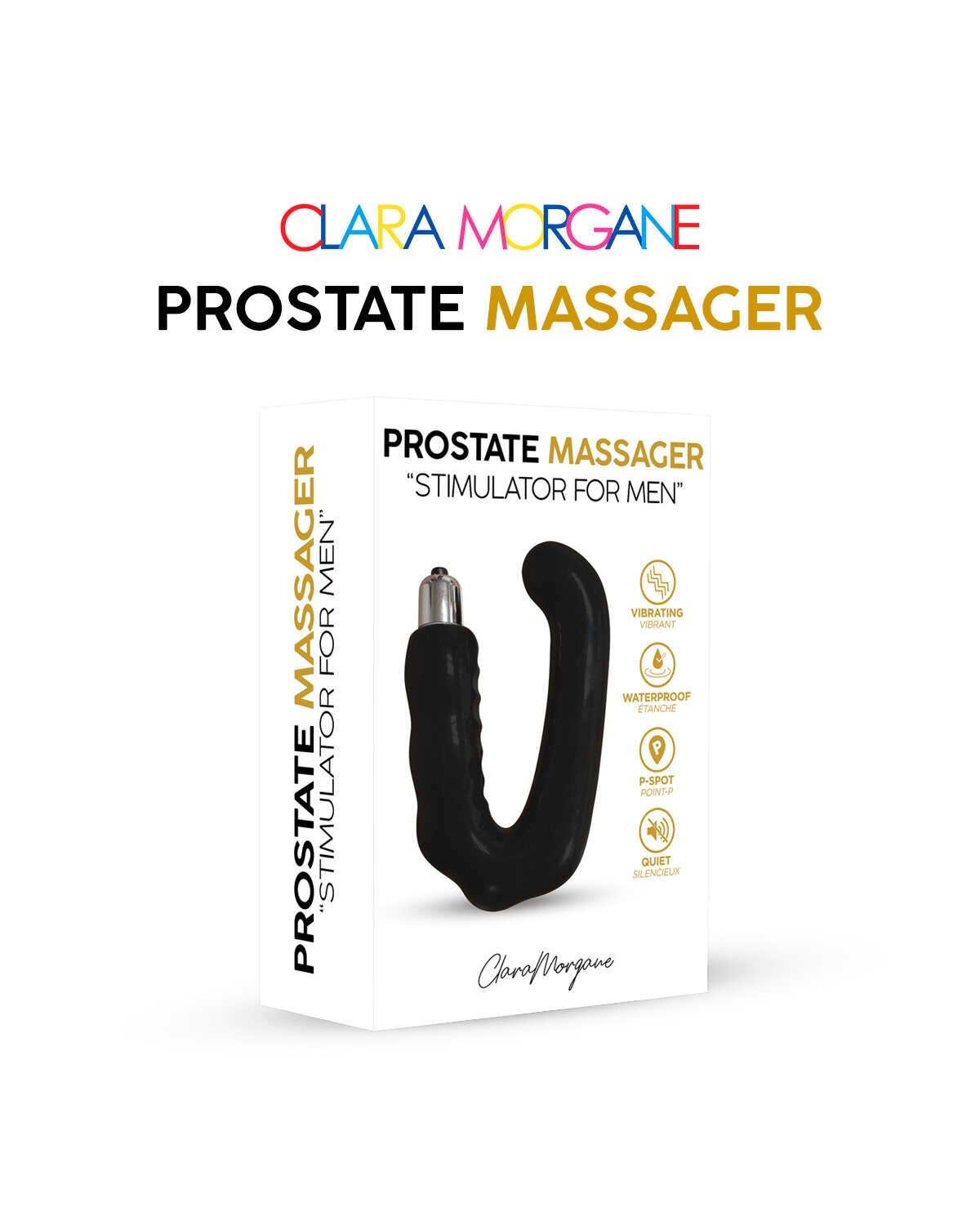 Stimulateur de prostate Noir · Clara Morgane