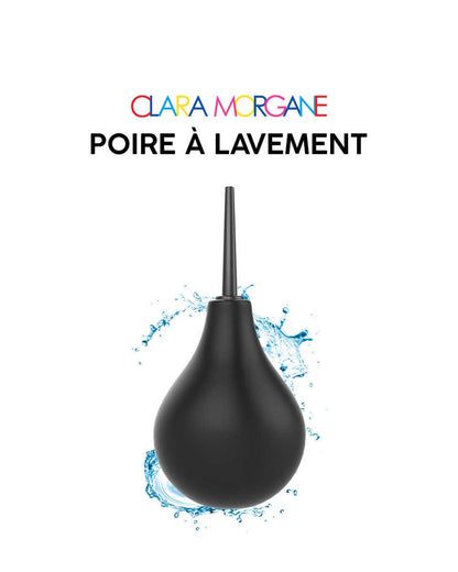 Poire à lavement anal 250 ml Noire Clara Morgane