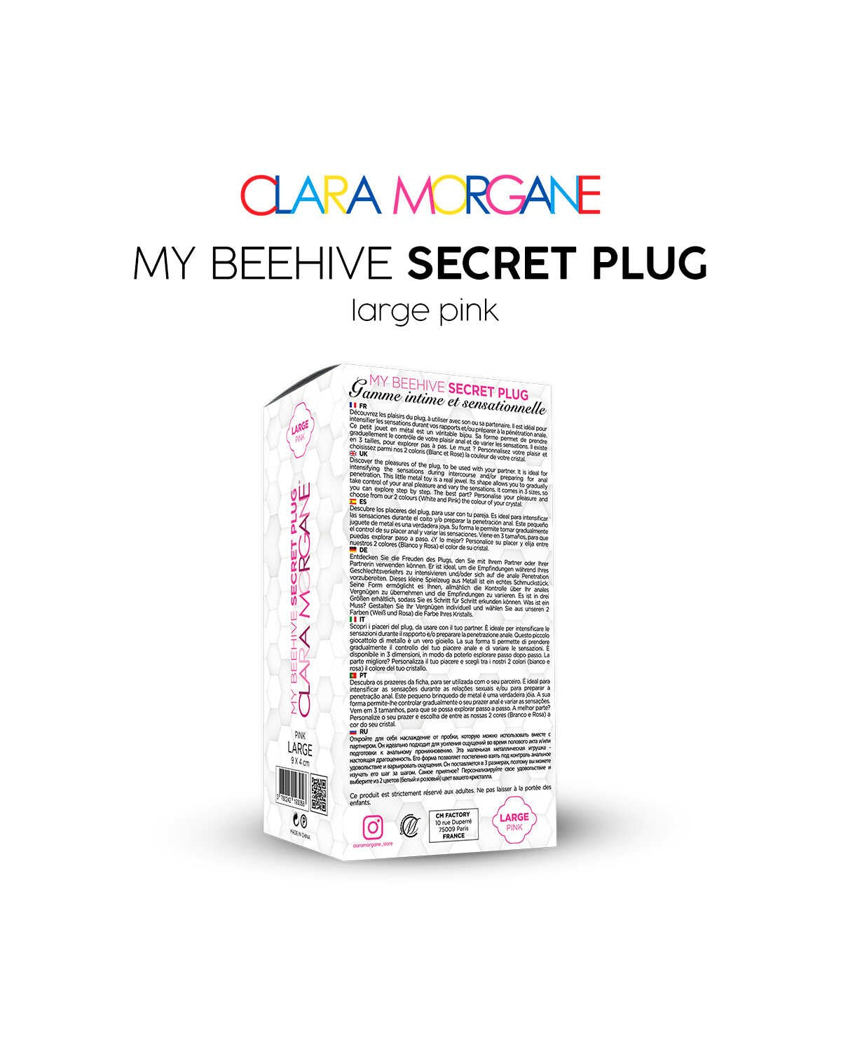 My Beehive Secret Plug Rose · Clara Morgane · vue 4