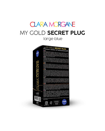 My Gold Secret Plug Bleu · Clara Morgane · vue 4