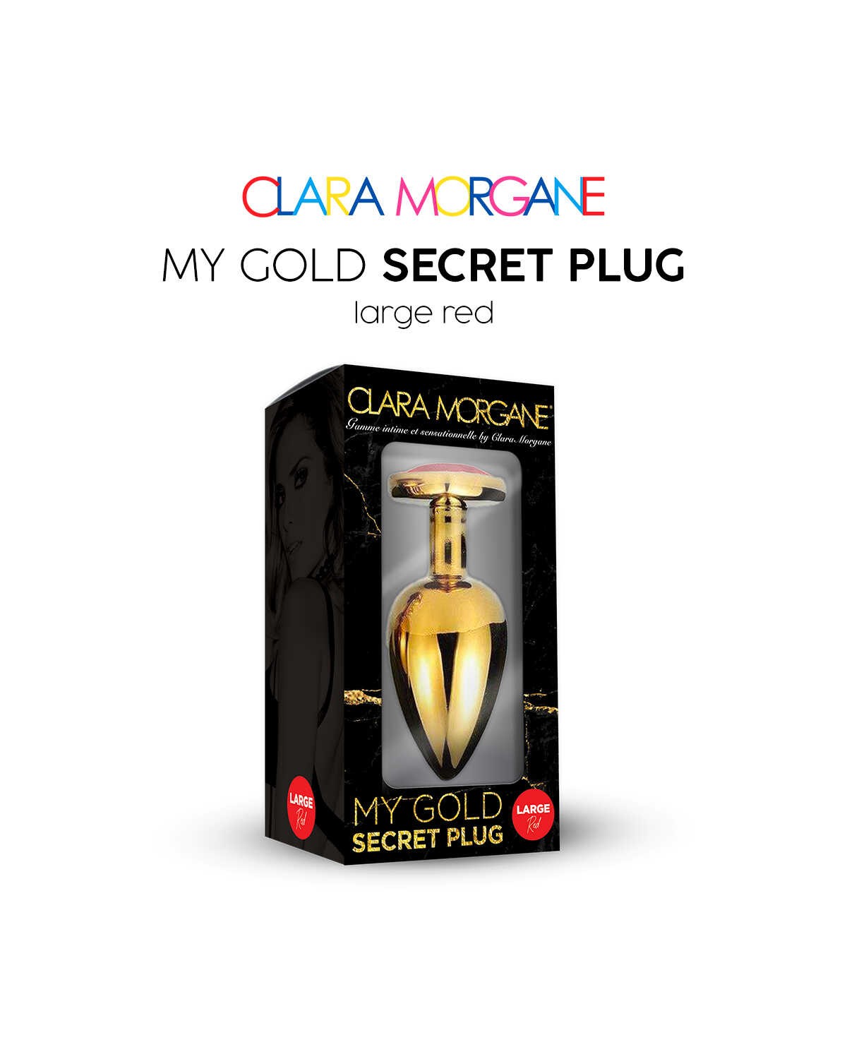 My Gold Secret Plug Rouge · Clara Morgane · vue 3