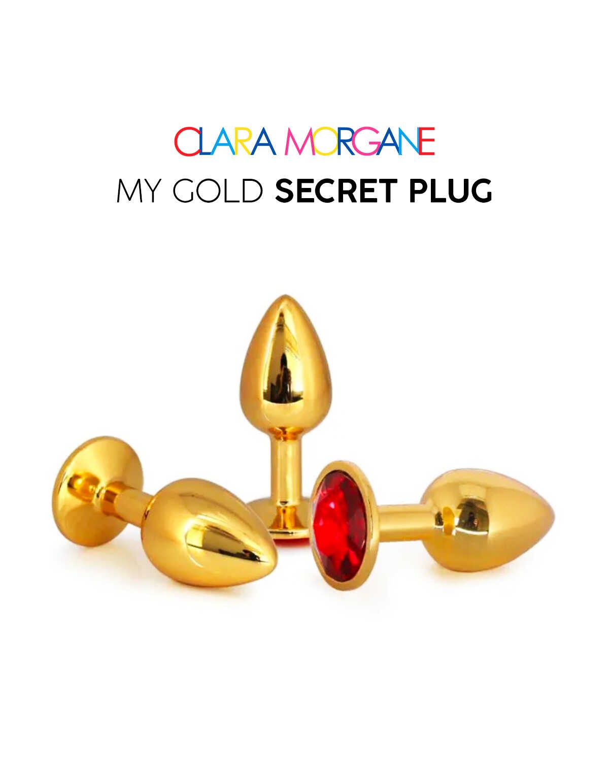 My Gold Secret Plug Rouge · Clara Morgane · vue 5
