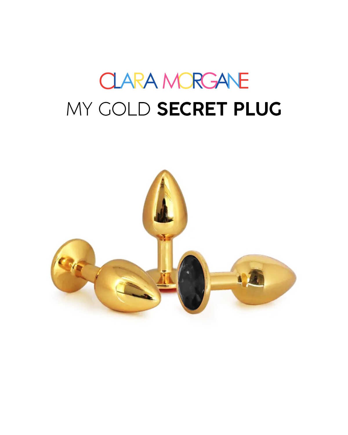 My Gold Secret Plug Noir · Clara Morgane · vue 5