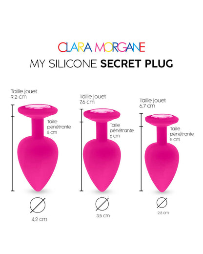 My Silicone Secret Plug Rose · Clara Morgane · vue 5