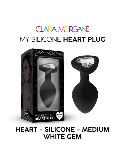 My Silicone Heart Plug Noir · Clara Morgane