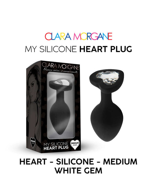 My Silicone Heart Plug Noir · Clara Morgane