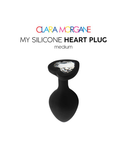 My Silicone Heart Plug Noir · Clara Morgane · vue 2