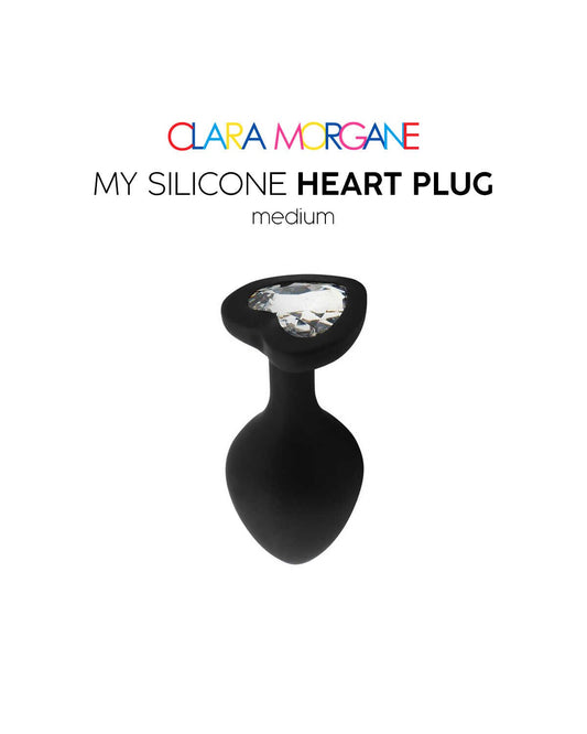 My Silicone Heart Plug Noir · Clara Morgane · vue 2