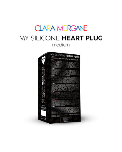 My Silicone Heart Plug Noir · Clara Morgane · vue 4